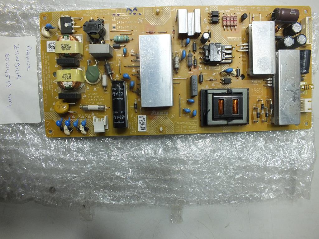 DPS-119DP- DPS-101EP A- 2950336903- ZHW910R- BMS SS 50HZ DLED- 057D40-A49- BEKO B40-LB-5533